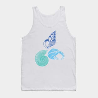 Seashell Nautical Ocean Summer Sea Tank Top